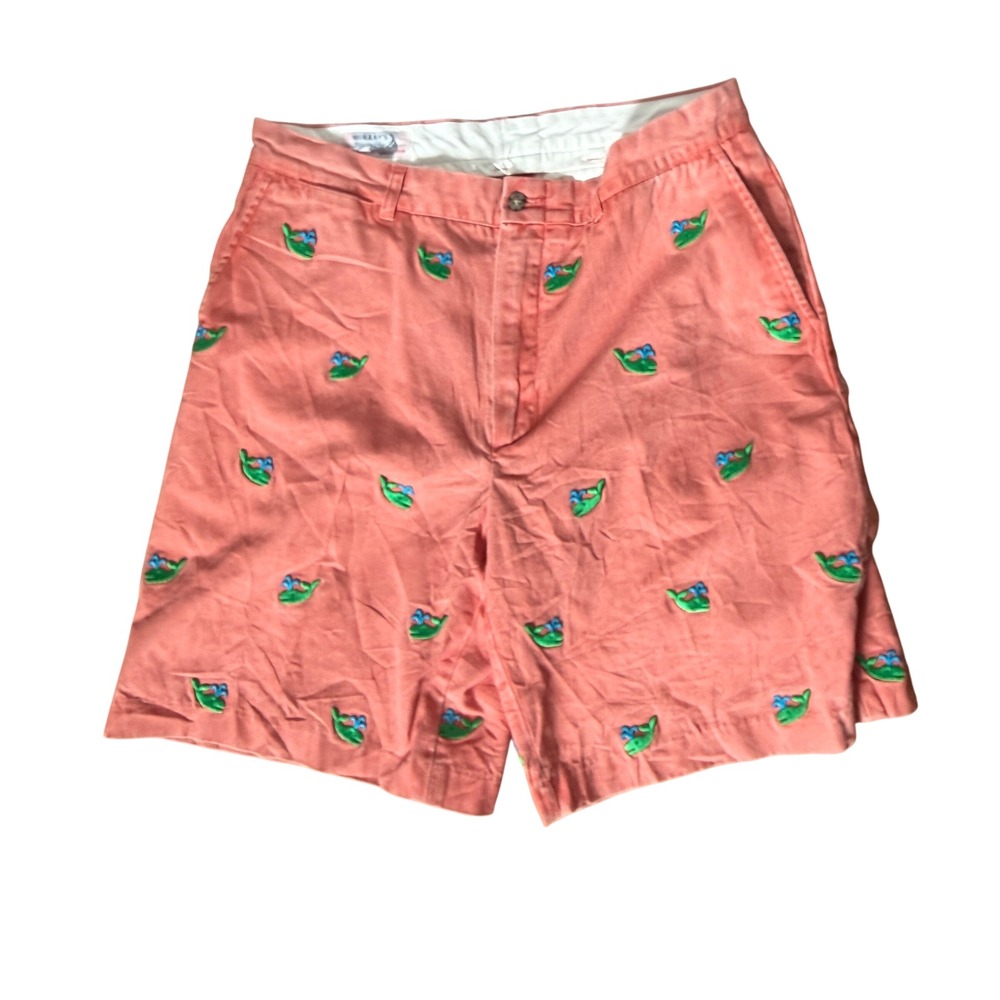 Murrays Toggery Shop Nantucket Reds Whale Embroidered Shorts Mens 34 NWT